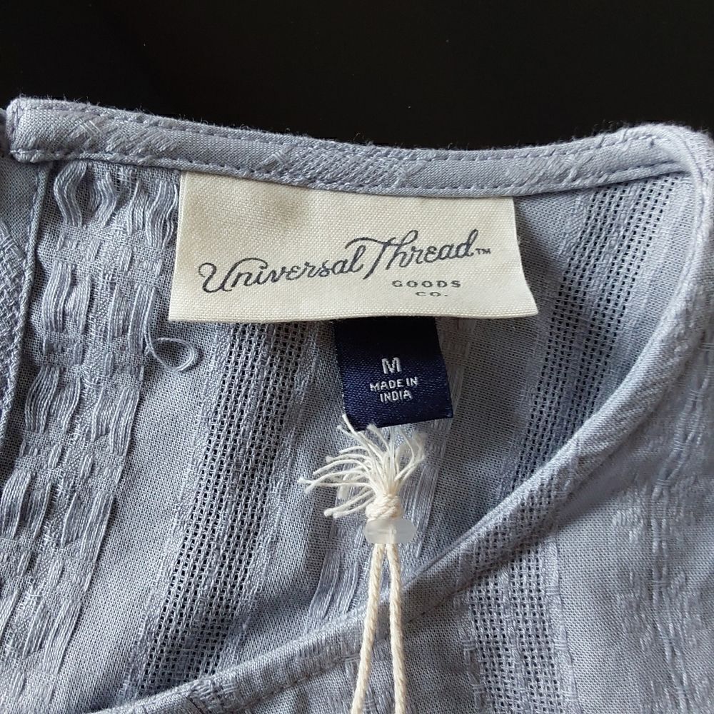 Universal Thread Blouse Sz M Double Ruffle - Picture 8 of 12